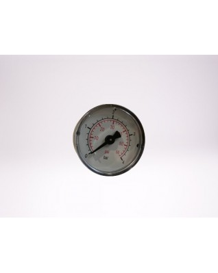 Манометър 0-4 BAR R1/8" хоризонтален VB