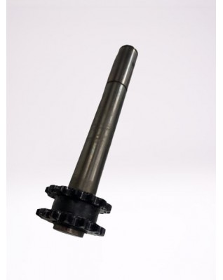 Транспортен вал D=20mm L=17mm с двойно зъбно колело